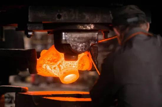 Personnalisation de l'échantillon de pièces forgées forgeage à chaud pour excavatrice/chargeuse/bulldozer/camion mélangeur/chariot élévateur à fourche pièces de train de roulement de machines de construction